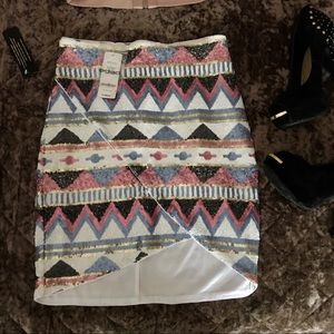 Tribal Print Skirt